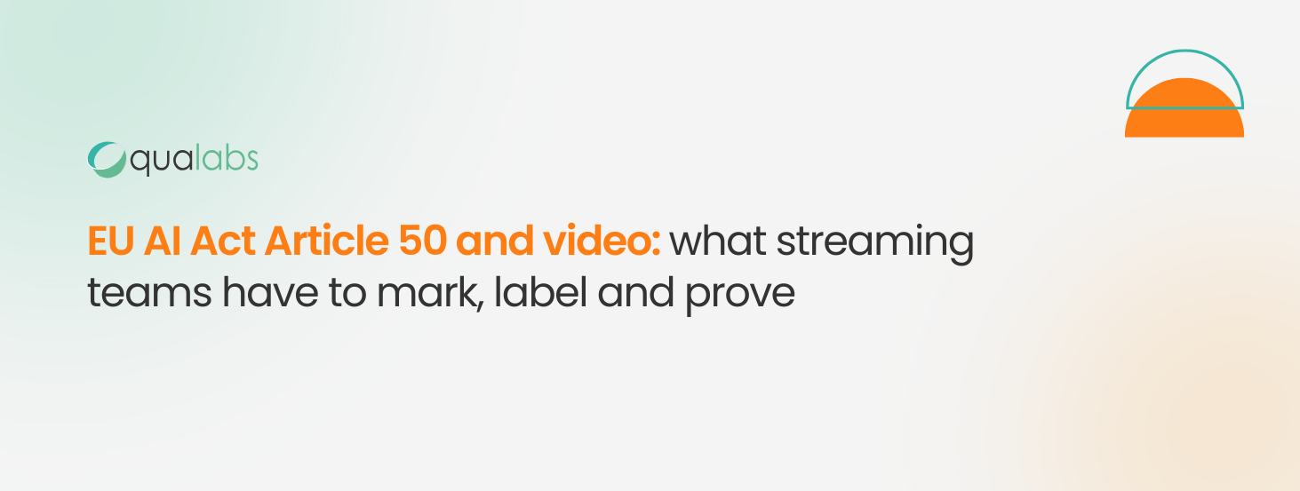 Content provenance in live video delivery under the EU AI Act